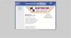 Desktop Screenshot of mandkelectric.com